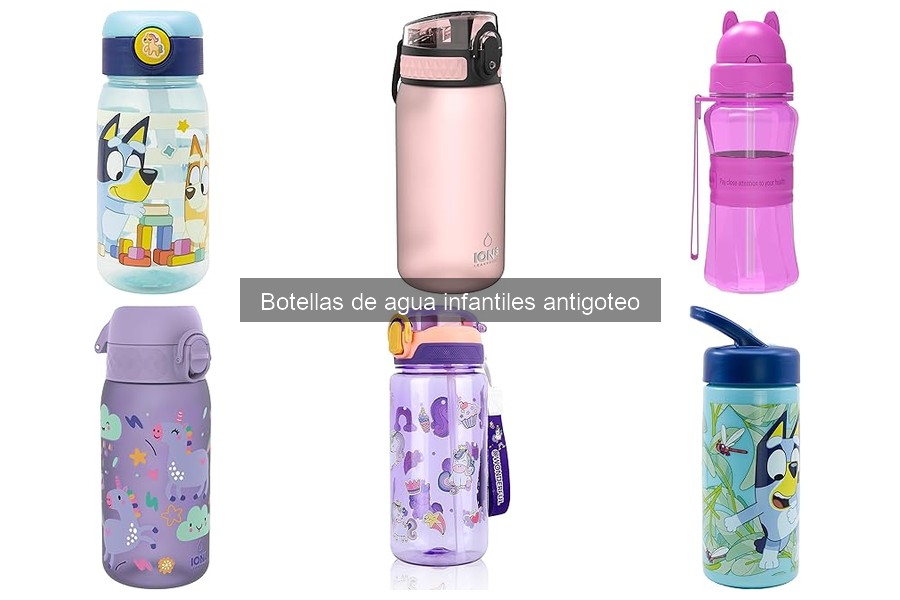 Opiniones sobre botellas de agua infantiles antigoteo