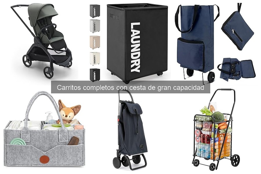 Opiniones sobre carritos con cesta de gran capacidad para bebés