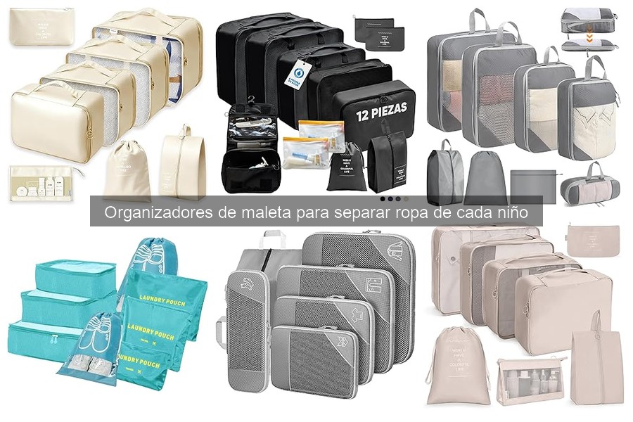 Opiniones sobre organizadores de maleta para niños