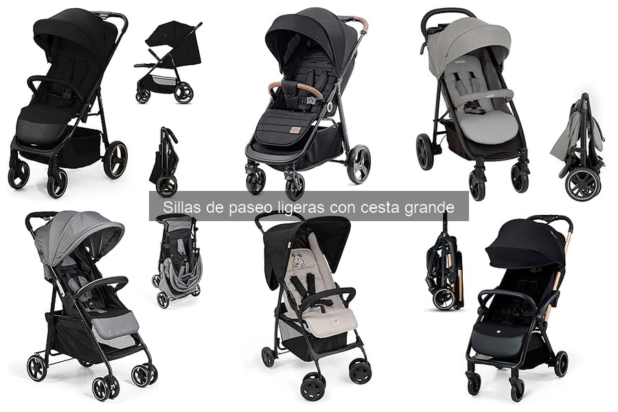 Opiniones sobre sillas de paseo ligeras con cesta grande
