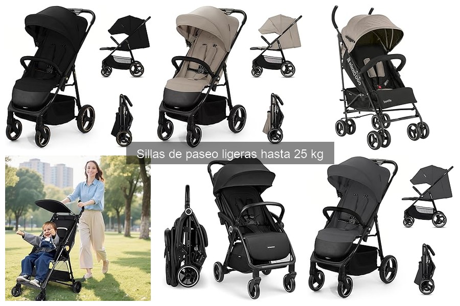 Opiniones sobre sillas de paseo ligeras: Hauck y KikkaBoo