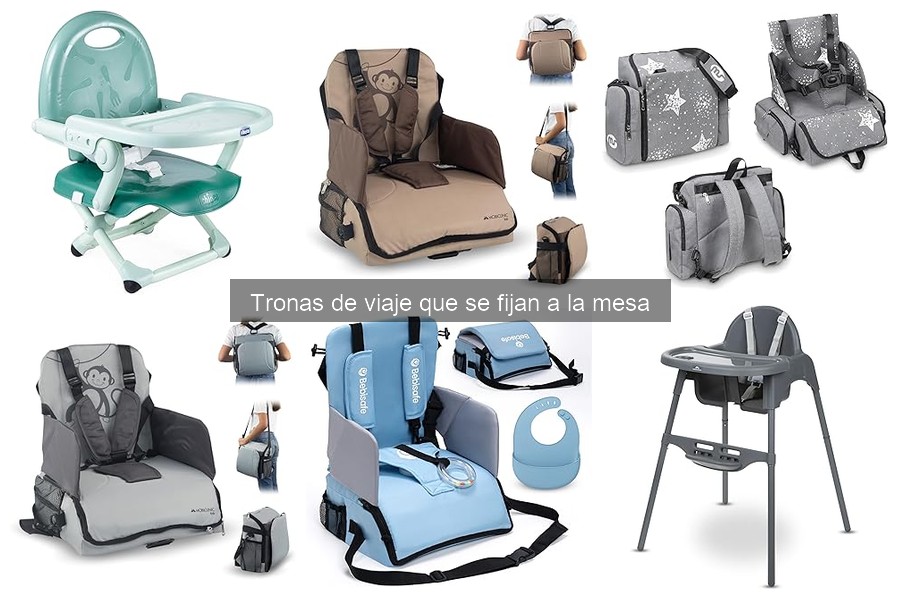 Opiniones sobre tronas de viaje que se fijan a la mesa