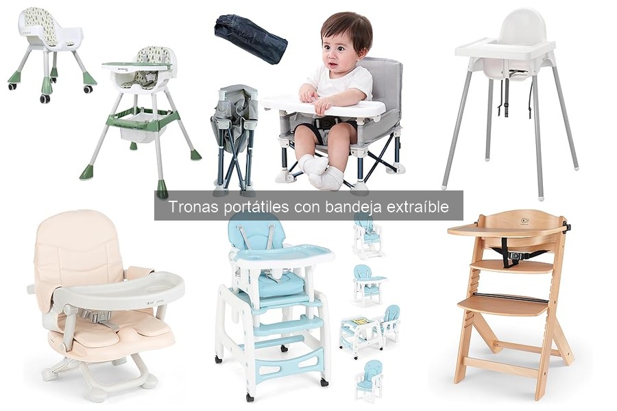 Opiniones sobre tronas portátiles con bandeja extraíble