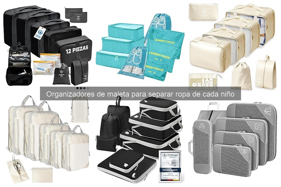 Organiza la maleta de tus niños con estos organizadores de viaje