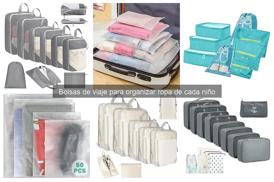 Organiza la Ropa en Viajes Largos con Bolsas de Viaje