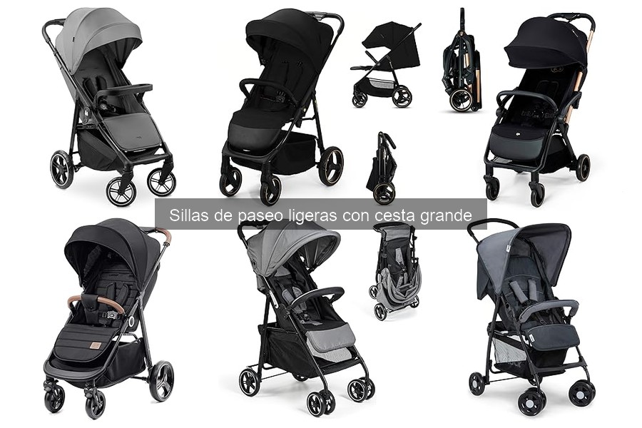 Precios de sillas de paseo ligeras con cesta grande