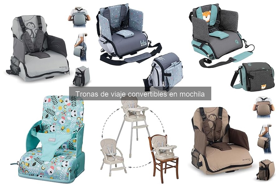Problemas comunes al usar tronas de viaje convertibles