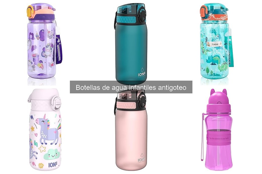 Problemas comunes con botellas de agua infantiles antigoteo
