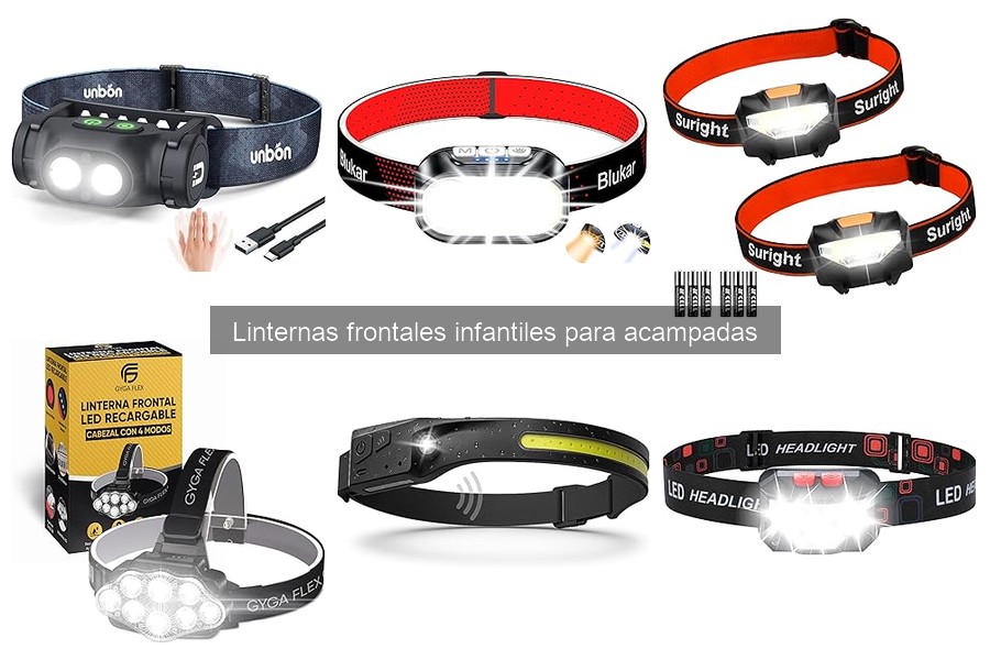 Problemas comunes con linternas frontales infantiles