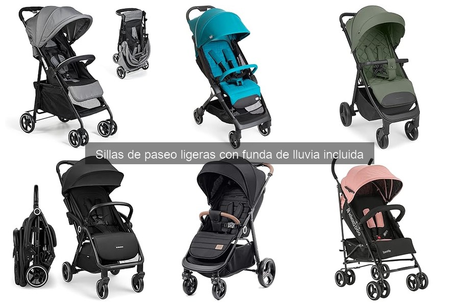 Problemas comunes con sillas de paseo ligeras y fundas de lluvia