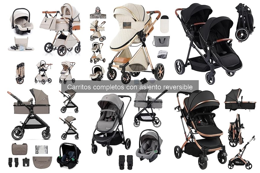 ¿Qué es un carrito completo con asiento reversible?