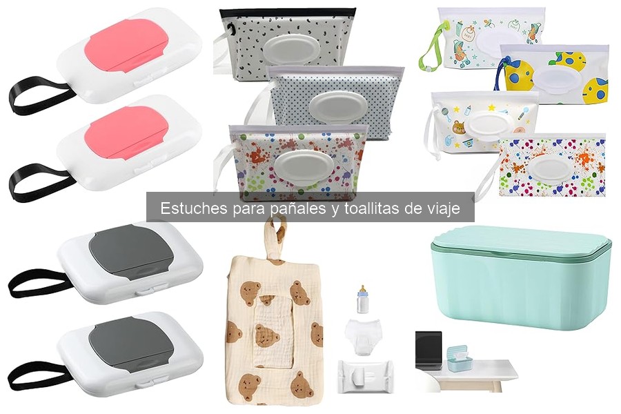 ¿Qué es un estuche para pañales y toallitas de viaje?
