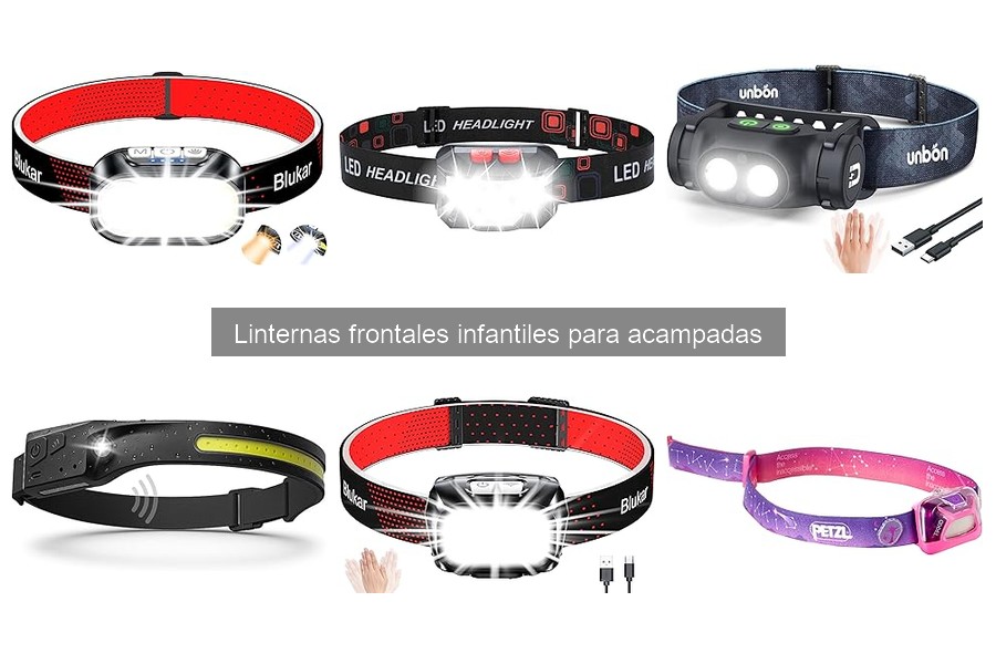 ¿Qué es una linterna frontal infantil? Características clave