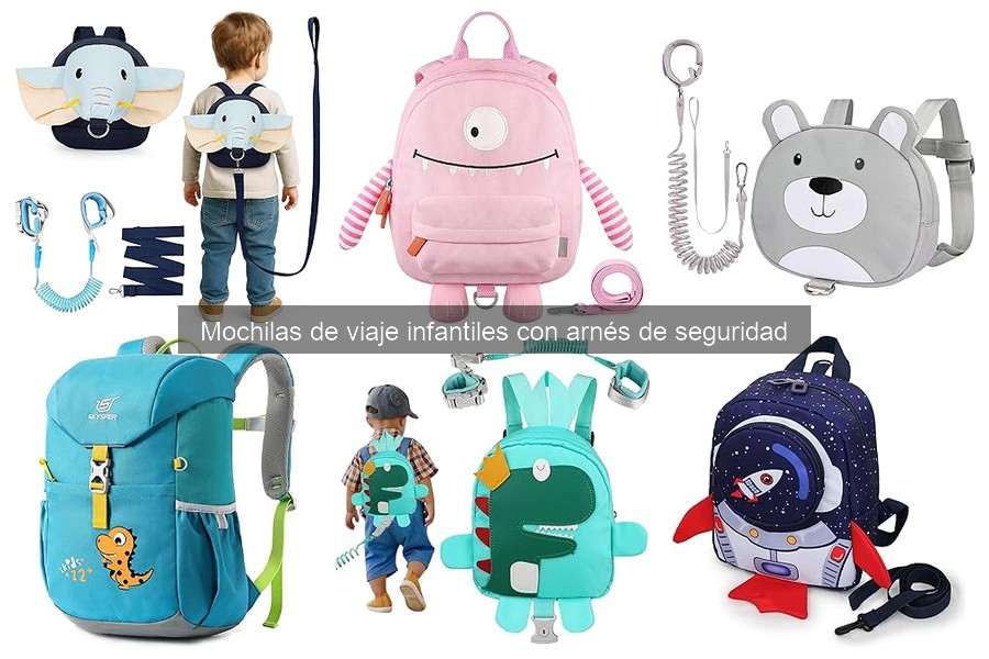 ¿Qué es una mochila de viaje infantil con arnés de seguridad?