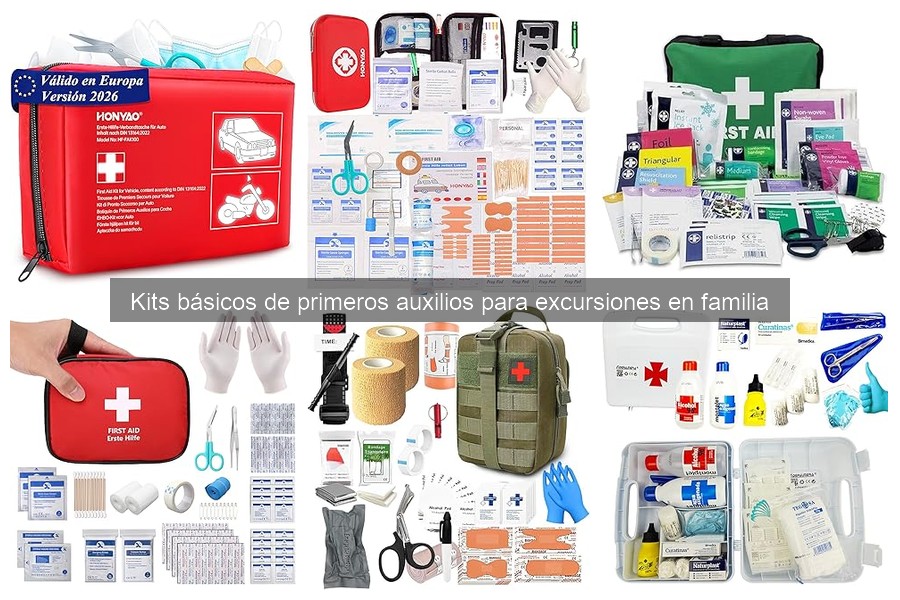 ¿Qué llevar en un kit de primeros auxilios para excursiones familiares?