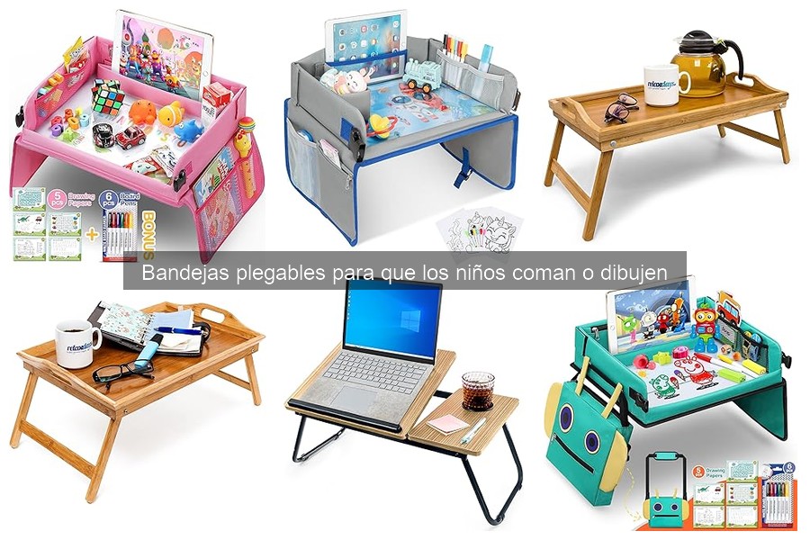 ¿Qué son las bandejas plegables para niños? Guía completa