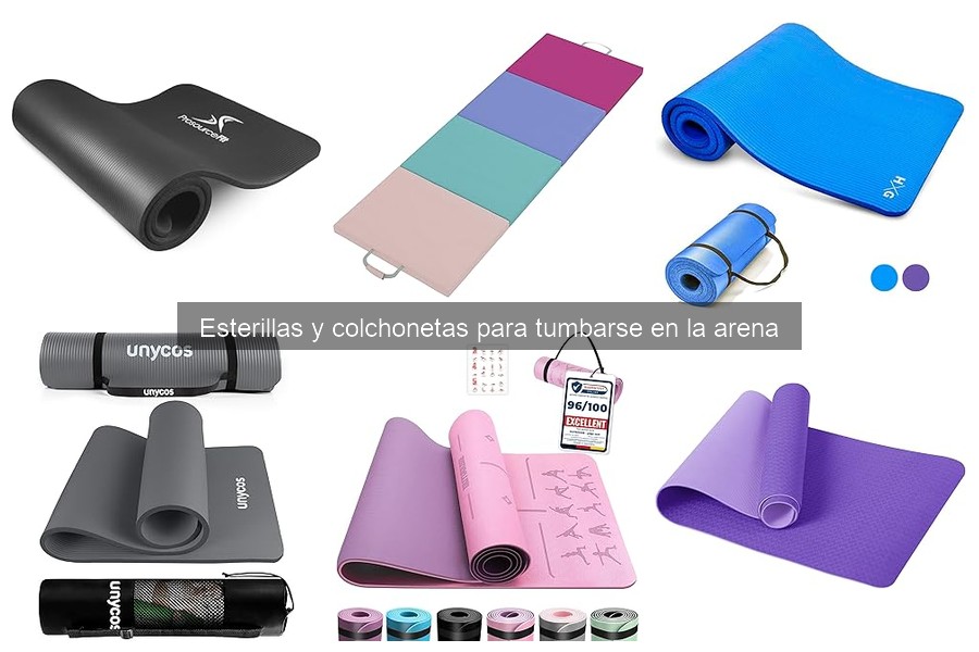 ¿Qué son las esterillas para tumbarse en la arena?