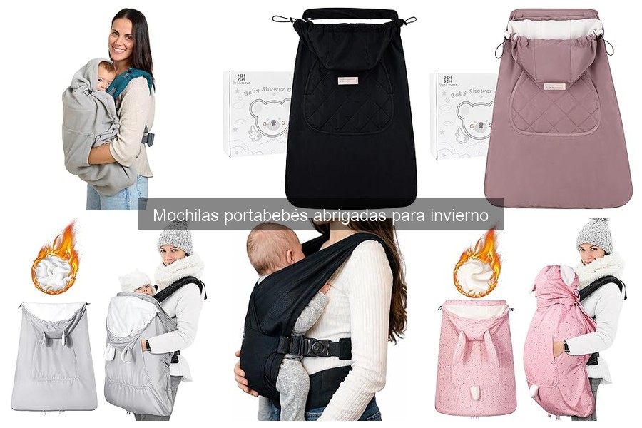 ¿Qué son las mochilas portabebés abrigadas para invierno?