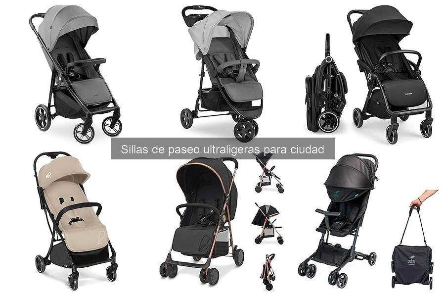 ¿Qué son las sillas de paseo ultraligeras para ciudad?