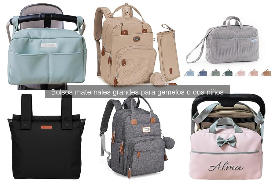 ¿Qué son los bolsos maternales grandes para gemelos?