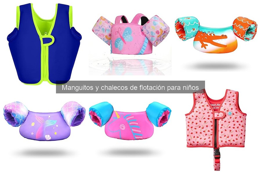 Seguridad de los manguitos de flotación para niños