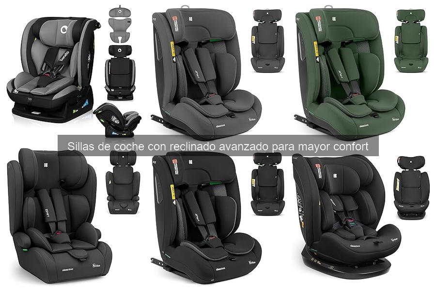 Sillas de coche con reclinado avanzado: confort para bebés