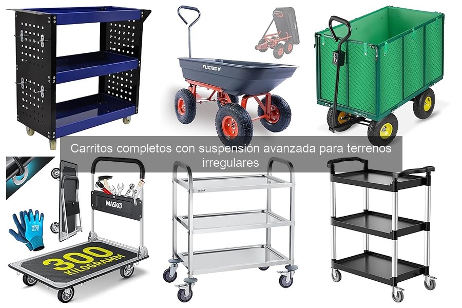 ¿Son seguros los carritos con suspensión en terrenos irregulares?
