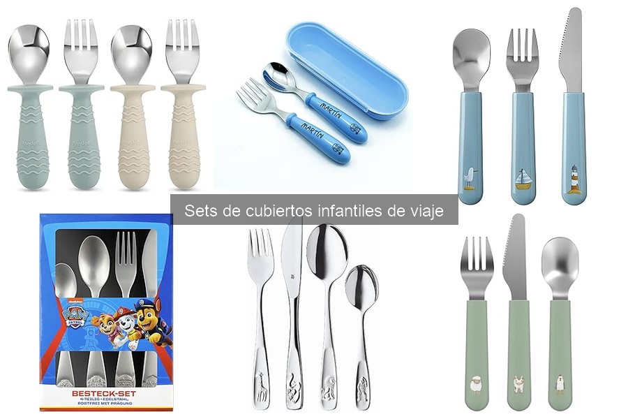 ¿Son seguros los sets de cubiertos infantiles de viaje?