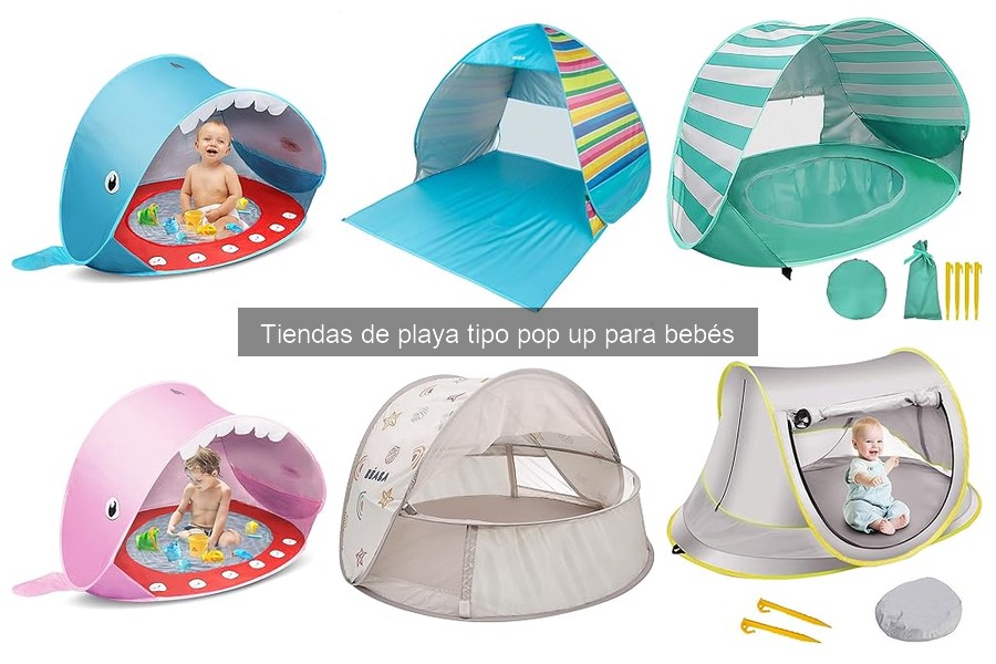 Tiendas de playa pop up para bebés: qué son y beneficios