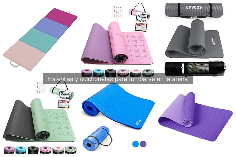 Tipos de esterillas y colchonetas para playa: guía completa