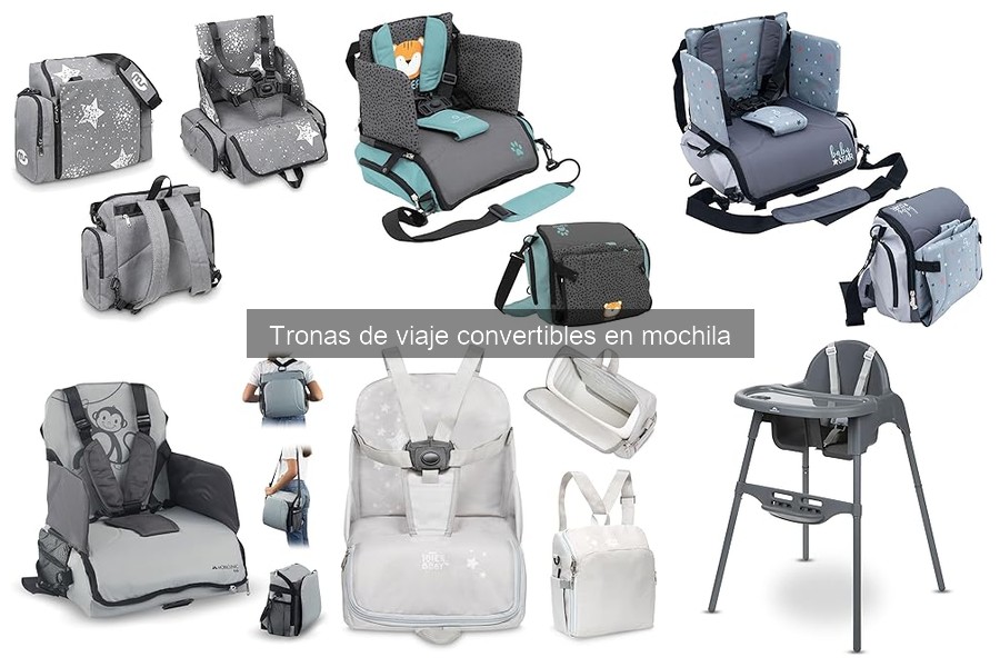 Tronas de viaje convertibles en mochila: características y usos