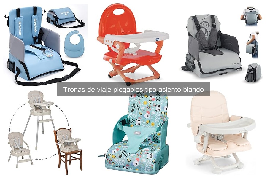 Tronas de viaje plegables que cumplen estándares de seguridad