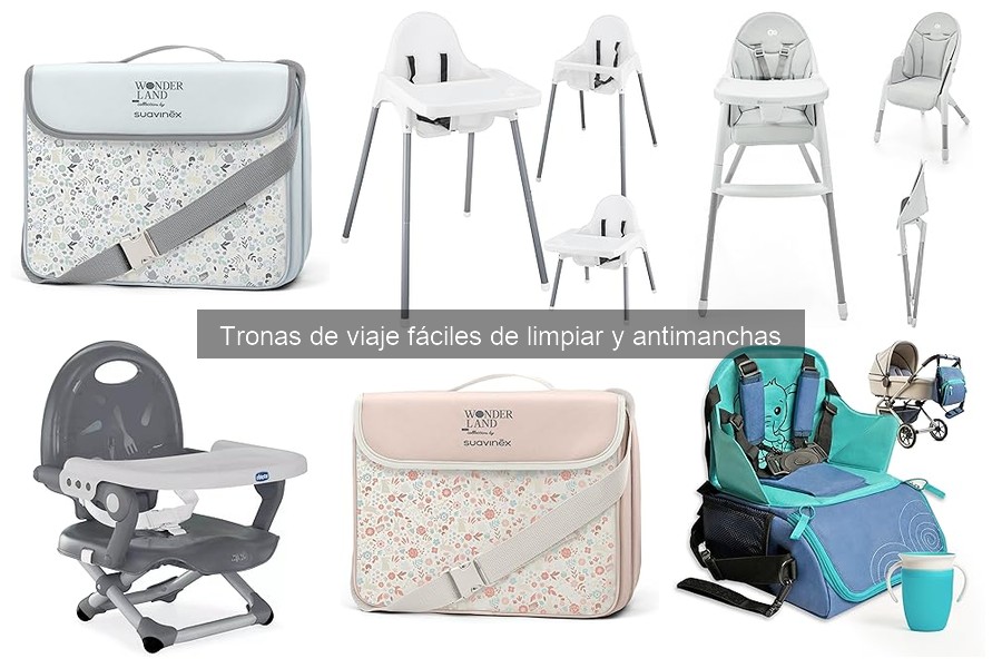 Trucos para Limpiar Tronas de Viaje Rápidamente