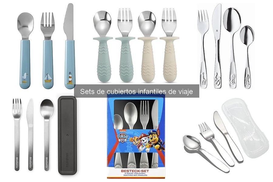 Uso correcto de sets de cubiertos infantiles de viaje