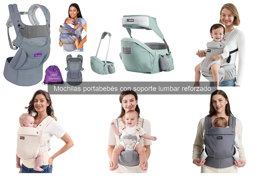 Ventajas de las mochilas portabebés con soporte lumbar reforzado