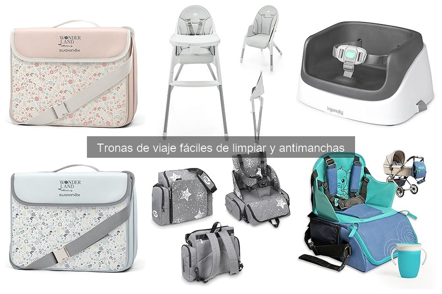 Ventajas de las Tronas de Viaje Antimanchas para Bebés