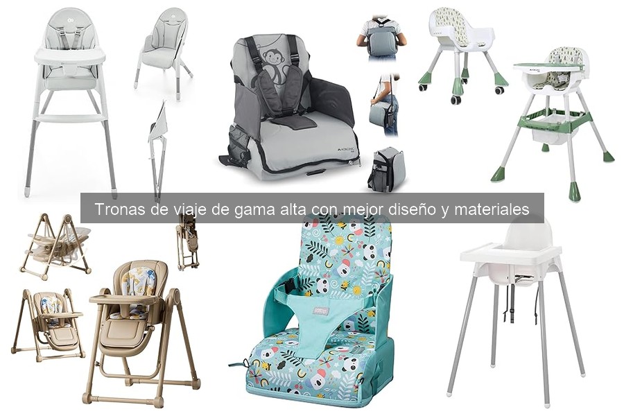 Ventajas de las tronas de viaje de gama alta para bebés