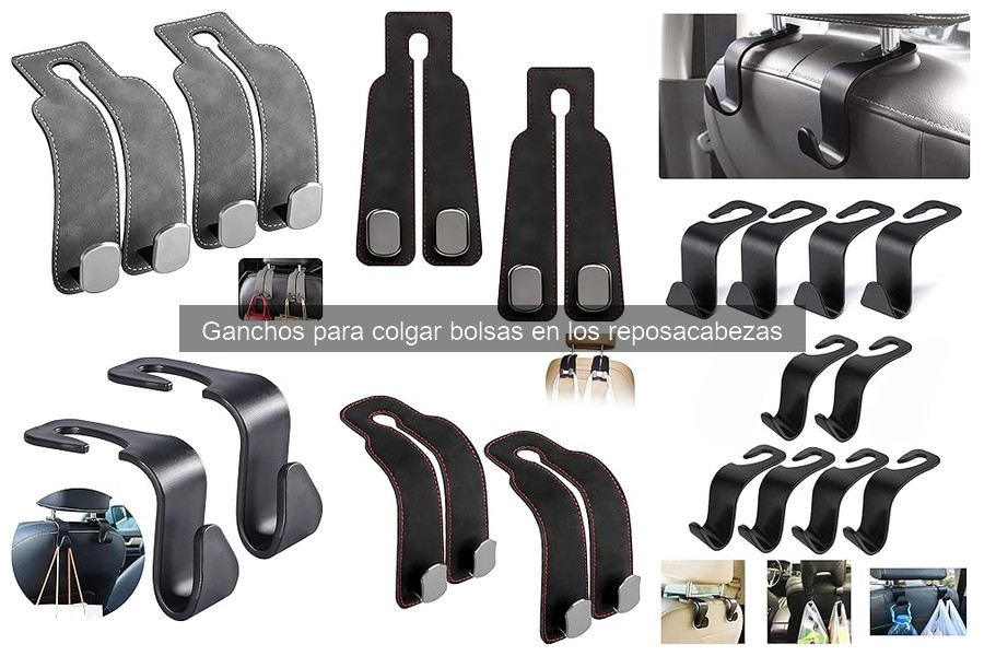 Ventajas de los ganchos para colgar bolsas en reposacabezas