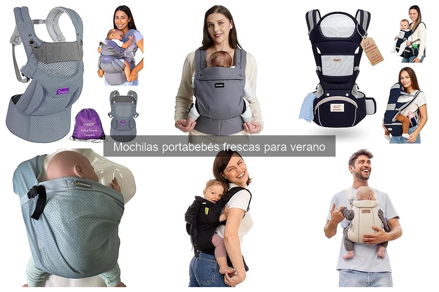 Ventajas de usar mochilas portabebés en verano