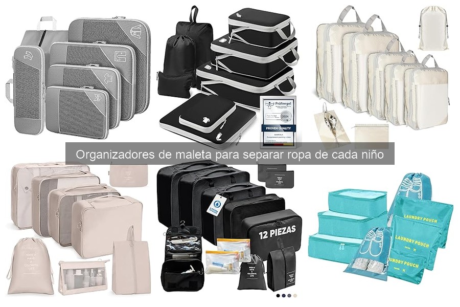 Ventajas de usar organizadores de maleta para familias con niños