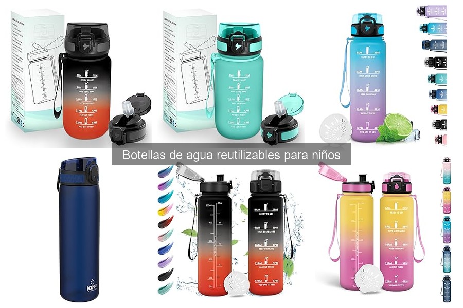 Ventajas y desventajas de botellas de agua reutilizables para niños