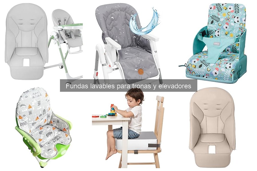 Ventajas y desventajas de fundas lavables para tronas