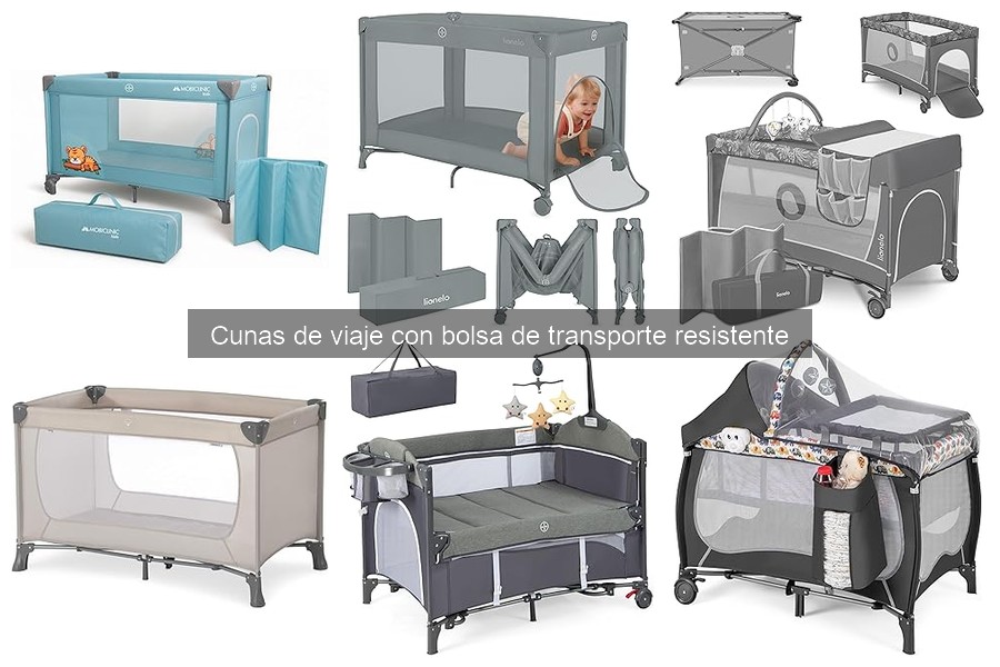 Ventajas y desventajas de las cunas de viaje con bolsa de transporte