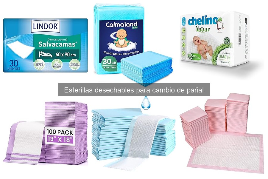 Ventajas y desventajas de las esterillas desechables para pañales