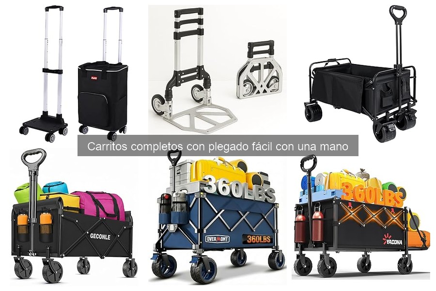 Ventajas y desventajas de los carritos plegables con una mano
