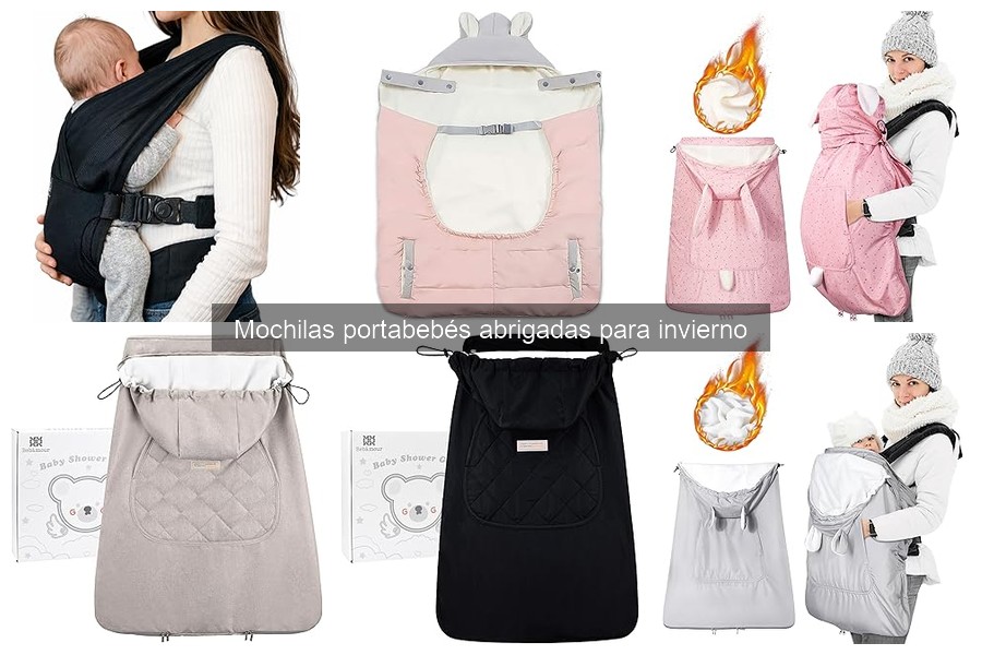 Ventajas y desventajas de mochilas portabebés abrigadas