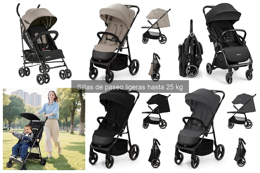 Ventajas y desventajas de sillas de paseo ligeras para bebés