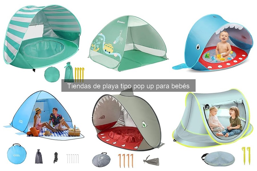 Ventajas y desventajas de tiendas de playa pop up para bebés