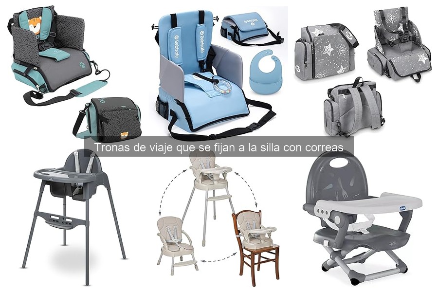 Ventajas y desventajas de tronas de viaje que se fijan a la silla